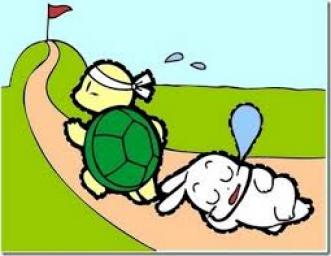 A Lesson on The Turtle and the Rabbit