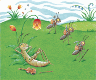 A Lesson on The Ants and the Grasshopper